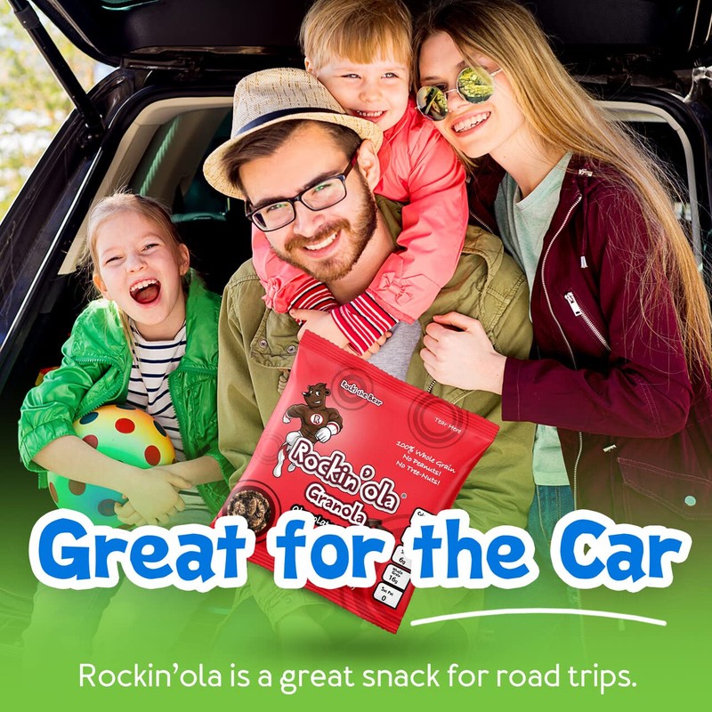 Rockin'Ola Granola Clusters, Quick Breakfast Snack, Allergen Free, No Artificial