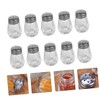 Alipis Mini Salt Shakers Set 10pcs Small Salt Containers Portable