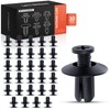 A-Premium 30 PCS Nylon Bumper Car Retainer Fastener Push Pin