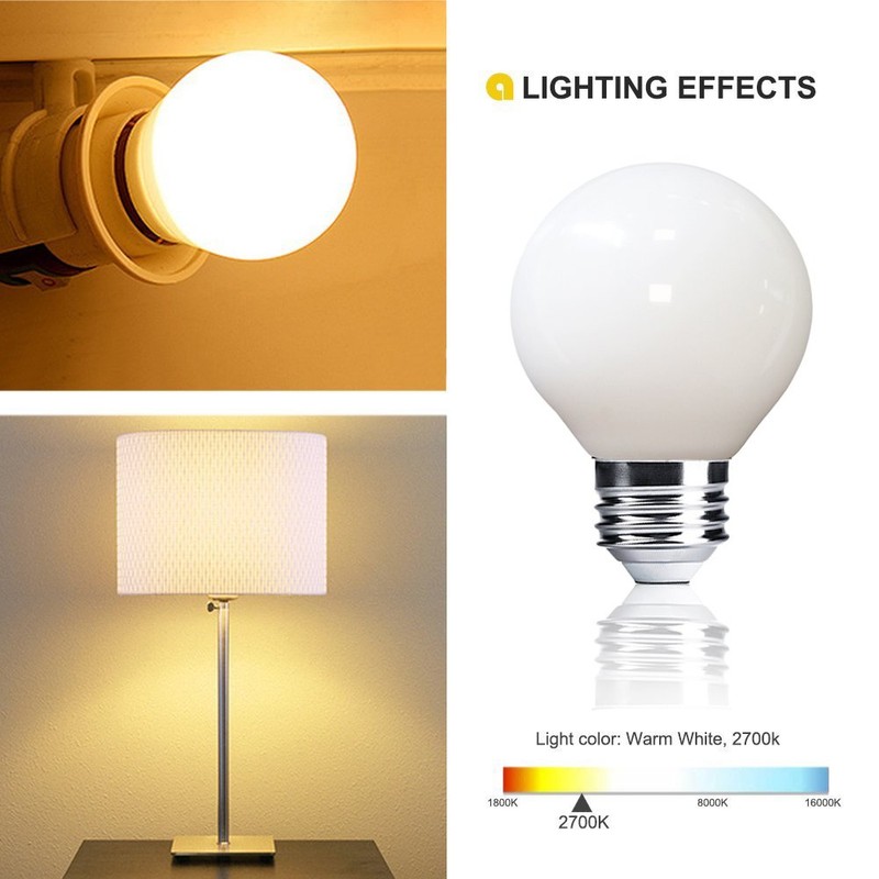 MRDENG Vanity LED Light Bulbs 40 Watt for Vanity Mirror,