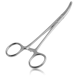 May - Fishing Pliers - 13 cm Long - Hook Release Pliers for Fishing - Hook Remover - Clamp in Curved Design Made of Stainless Steel