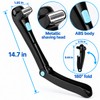 Electric Back Shaver for Men, Foldable Long Handle Body Groomer,