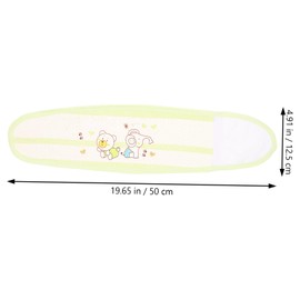 BESPORTBLE 4Pcs Cartoon Cotton Newborn Belly Band Soft Navel Protector for Tummy Warmth and Comfort Breathable Design for Newborns Mixed Colors