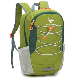 IVYGREEN Little Kids Hiking Backpack for Boys or Girls, Small Daypack for Camping or Travel (Armygreen, Small)