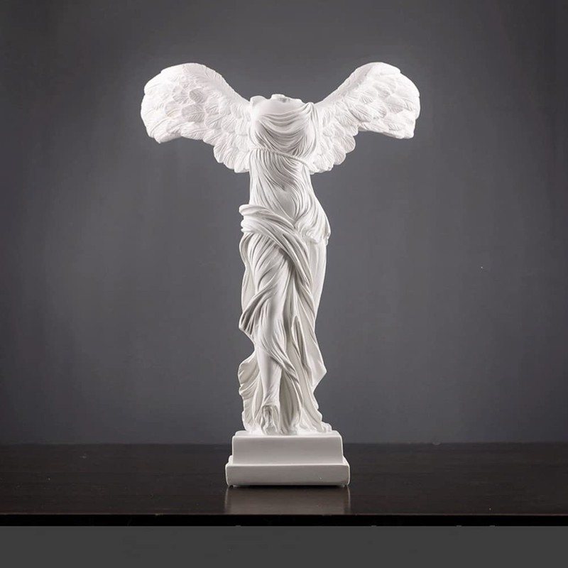 XinTX 5.9 Inch Greek Victory Goddess Resin Statue,The Winged Victory