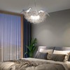 Bokknppo 5 LED Chandelier Bird’s Nest Light Fixture Creative Egg