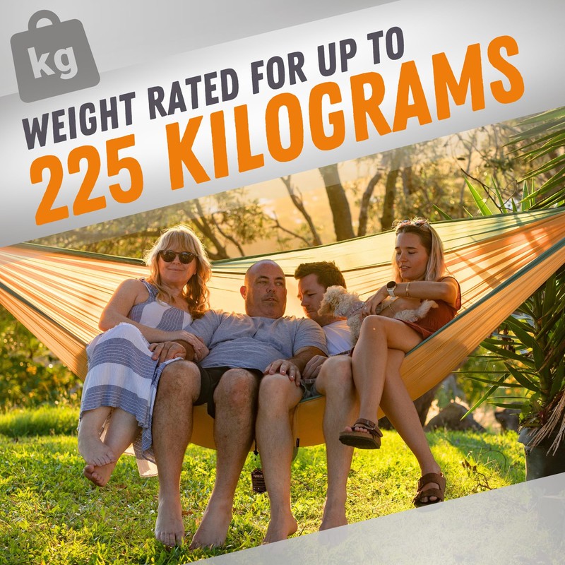 Nakie Double Hammock (Golden Mango)