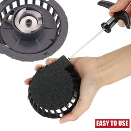 Mini Moto Pull Start Pull Starter 49CC Mini Alloy Pull Starter Part Recoil Moto Start For 49CC Mini Pocket Dirt Bike Atv Quad Black