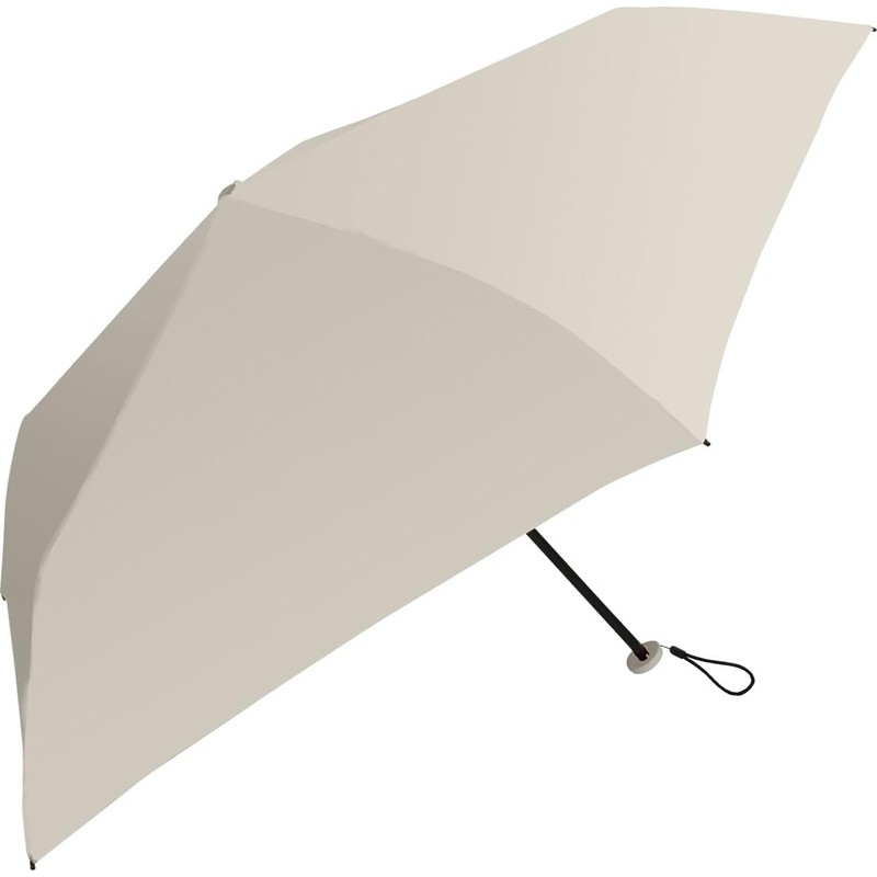 Nakatani AMANE Men's Folding Umbrella, Air+ Light Gray [834-008], Hand