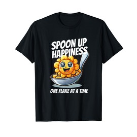 Happy Cereal Lovers Like Hearty Cornflakes Breakfast T-Shirt