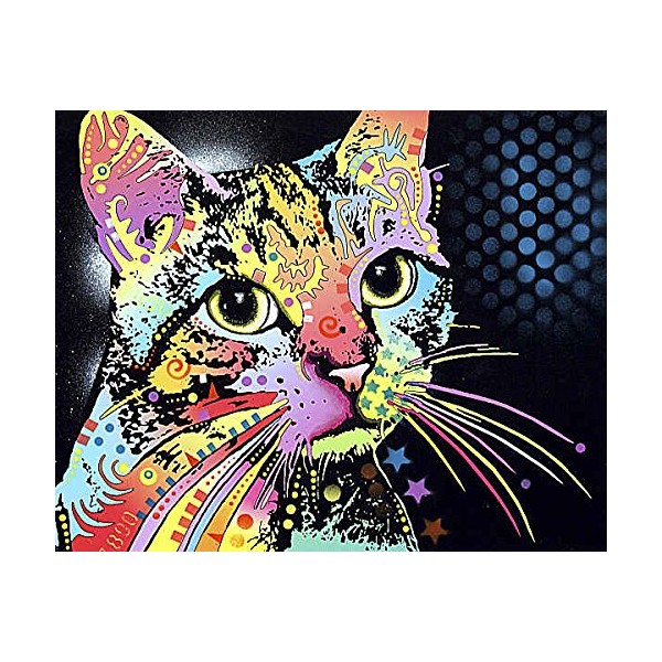 Catillac a Fine Art Print byDean Russo Contemporary Cat, Image Size: 11x14, Overall Size: 13x16