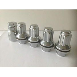 NB-AERO 4pcs Lug Nuts+1 Key Chrome 14x1.5 Wheel Lug Nuts fit 2002 GMC Yukon May Fit OEM Rims, Buyer Needs to Review The spec