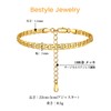 Bestyle Anklet, Women's, Men's, Stainless Steel, Chain, Hypoallergenic, Leave on,