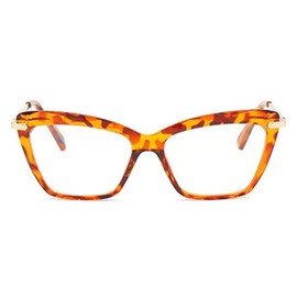 oriopxic Spring Hinge Nearsighted Glasses Womens -0.50 Cat Eye Myopia Distance Glasses