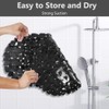 AMFUN Shower Mat Non Slip Anti Mould, Pebbles Shower Bath