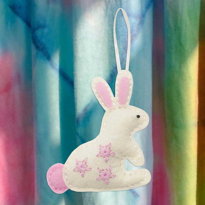 Trimits Felt Decoration Kits, 10.5 x 11.5cm, Bunny