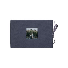 Kolo Noci Small 4x6 Photo Album, Holds 24 Photos, Ideal for Weddings and Baby Books, Iron Grey