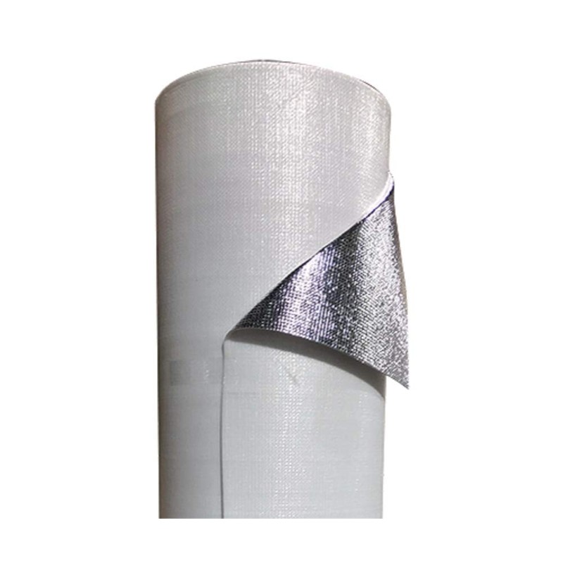 100sqft (4x25) White Reflective Foam Insulation Vapor Barrier Warehouse Building