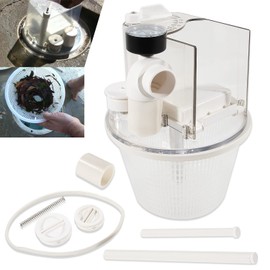 johntruck Replace for R211100 Vac-Mate Pool Cleaner Dispenser Box/Multi-Function Vacuum Skimmer Attachment Replacement, Includes Strainer Basket, Pressure Gauge