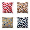 Apple Flower Pattern Cushion Cover 18.7 x 18.7 inches (45