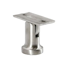 Top Hardware Stainless Steel 304 Grade Adjustable Handrail Support for Flat Handrail - Satin Brushed Finish