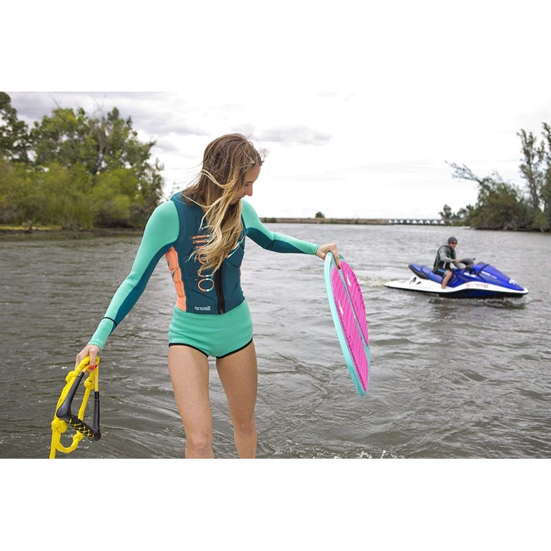 O'Neill Women's Slasher Comp Vest, Black/Black, 6