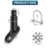 Pack of 2 Bicycle Trailer Coupling with Locking Pin Towing