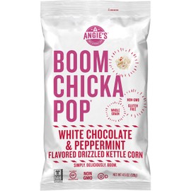 Angie's BOOMCHICKAPOP White Chocolate & Peppermint Flavored Kettle Corn, 4.5 oz.