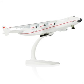 QIYUMOKE 1/400 Antonov 225 Model Airplane Russian Livery Mriya AN-225 Metal Diecast Airplanes Model with Stand for Adult Military Cargo Plane Gift or Decoration Display Ornaments