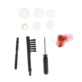 AN127 Digital Hearing Aids Red Right Noise Reduction Concealing Hearing Amplifier