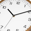 Foxtop Wooden Wall Clock Without Ticking Noises 30 cm Large