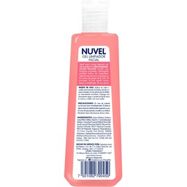 Gel Limpiador Facial Nuvel Con Extracto de Toronja Natural 235 ml Para Todo Tipo de Piel Ingredientes Naturales Limpieza Suave Profunda