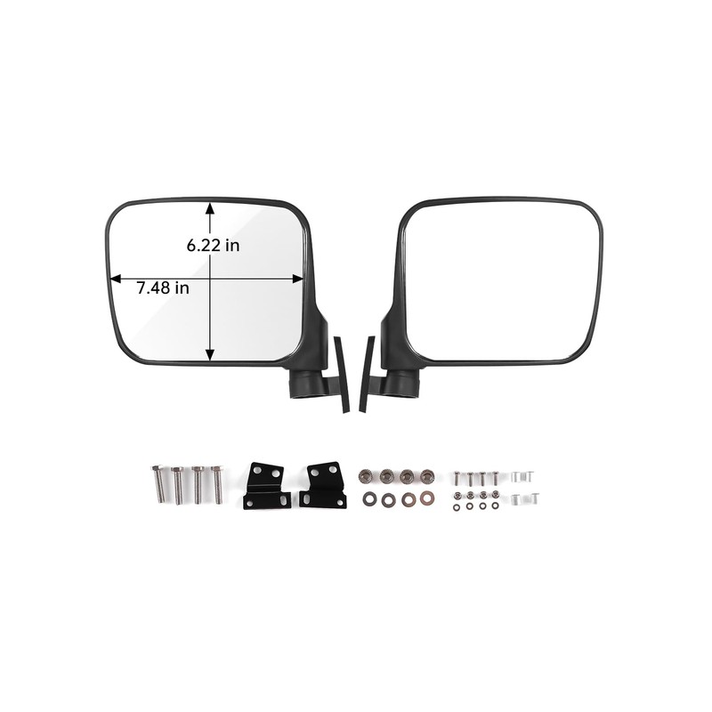 XATVXUTV UTV Side Mirrors for Honda Pioneer 1000 16-25, Adjustable