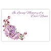 celloexpress In Loving Memory Nana (Lilac Hydrangea) Flower Message Cards