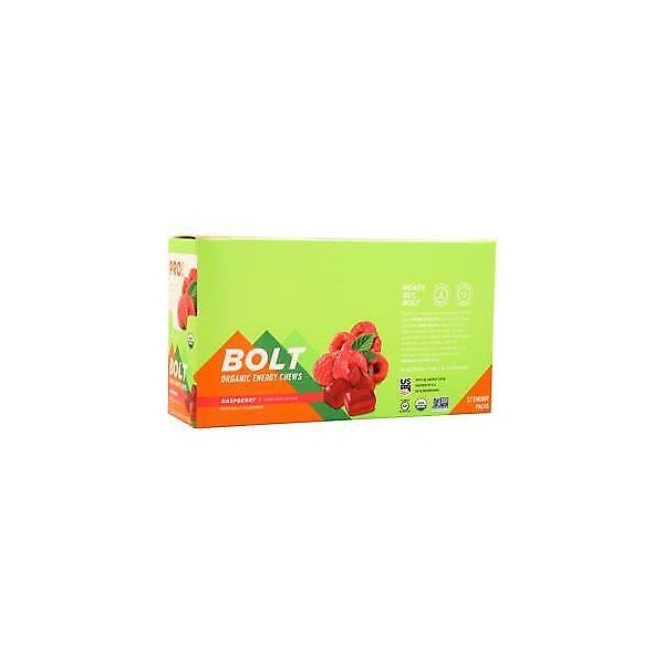 Pro Bar BOLT - Organic Energy Chews Raspberry 12 pack