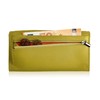 Leather Wallet New York For 2 currencies of Josybag Green