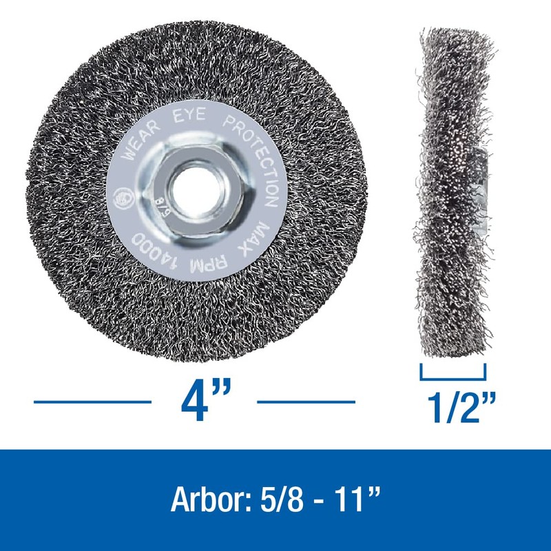 Mercer Industries 187010 - 4" x 1/2" x 5/8"-11 Crimped