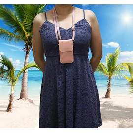 Carry pouch with a transparent window and pocket for Freestyle Libre 2 / Libre 3 / Libre 14 day (All Models) (PINK)