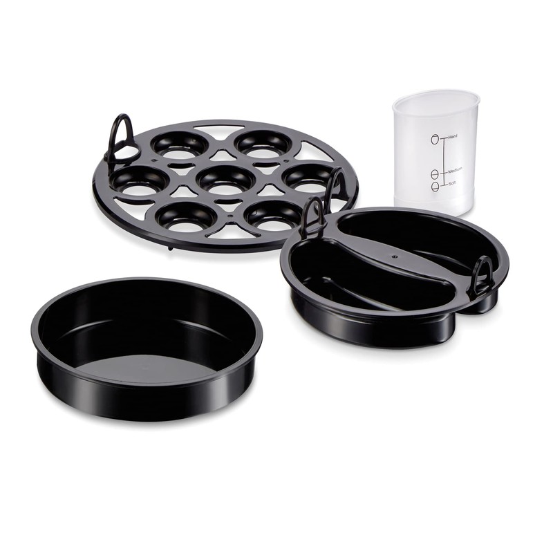 Hamilton Beach 3-in-1 Electric Egg Cooker for Hard Boiled Eggs,