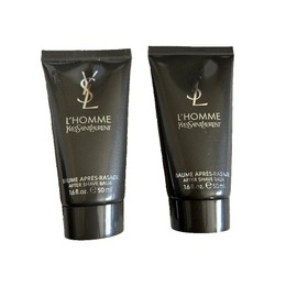 Yves Saint Laurent YSL L'Homme After Shave Aftershave Balm 50ml 1.6oz 2 PIECES