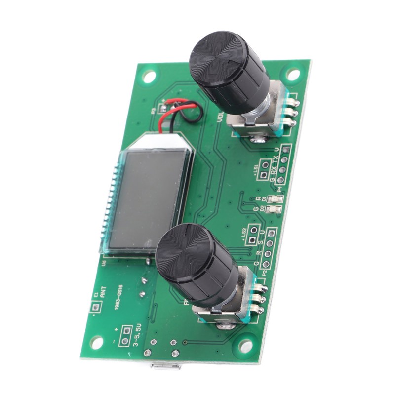 Digital Radio Receiver Module Stereo Wireless FM Modules with LCD