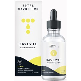 Daylyte Electrolyte Drops, Lemon, Sugar Free Daily Hydration Supplement with Magnesium, Calcium, & Zinc (29 Servings)