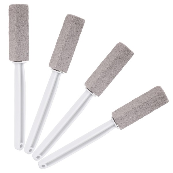 LoveBB 4 Pack Pumice Stone for Toilet, Extra Long Handle