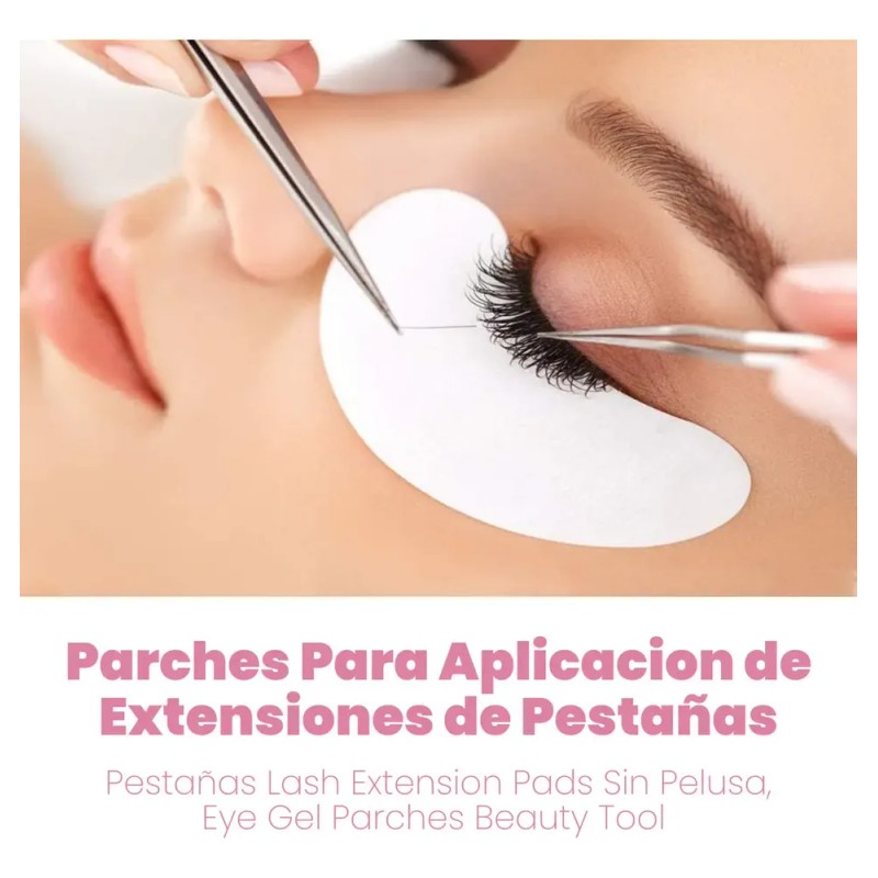 Parches Con Gel Colágeno Para Extensiones De Pestañas 100 Pares