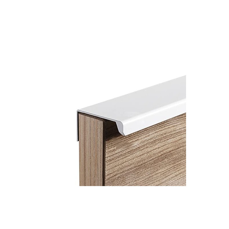 JNRFTY 10Pcs Mount Finger Edge Pull,Hidden Drawer Pulls,Aluminum Hidden Handle