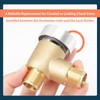 Upgraded Brass RV Vacuum Breaker Check Valve, 571-VAC-CHK-A Camper Trailer
