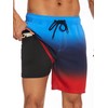 BSLVWG Men's Swimming Trunks Board Shorts Quick Dry Beach Shorts