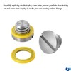 Marine Lower Drain Plugs Seal Screw & Gasket for Mercruiser