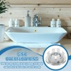 PATIKIL Sink Overflow Ring, 4 Pcs Bathroom Sink Overflow Drain