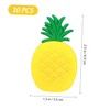 Garneck Office Decor 10pcs Refrigerator Magnets Pineapple Refrigerator Magnets Fruit